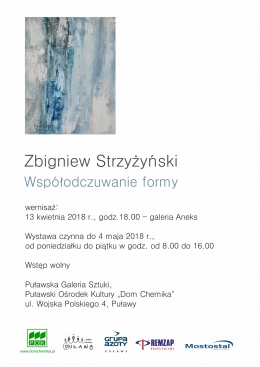 Wernisaż wystawy Zbigniewa Strzyżyńskiego 